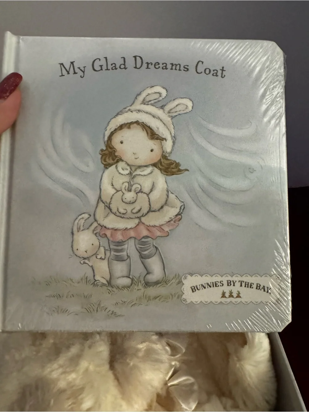 Bunnies By The Bay Storybook Collection W/Sealed Book~ Coat~ Hat ~ Hand Warmer